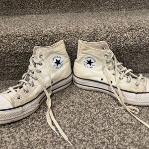 Converse High-Top Platform Chuck Taylor’s